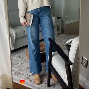 Uniqlo Women's Straight Leg Jeans - Blue